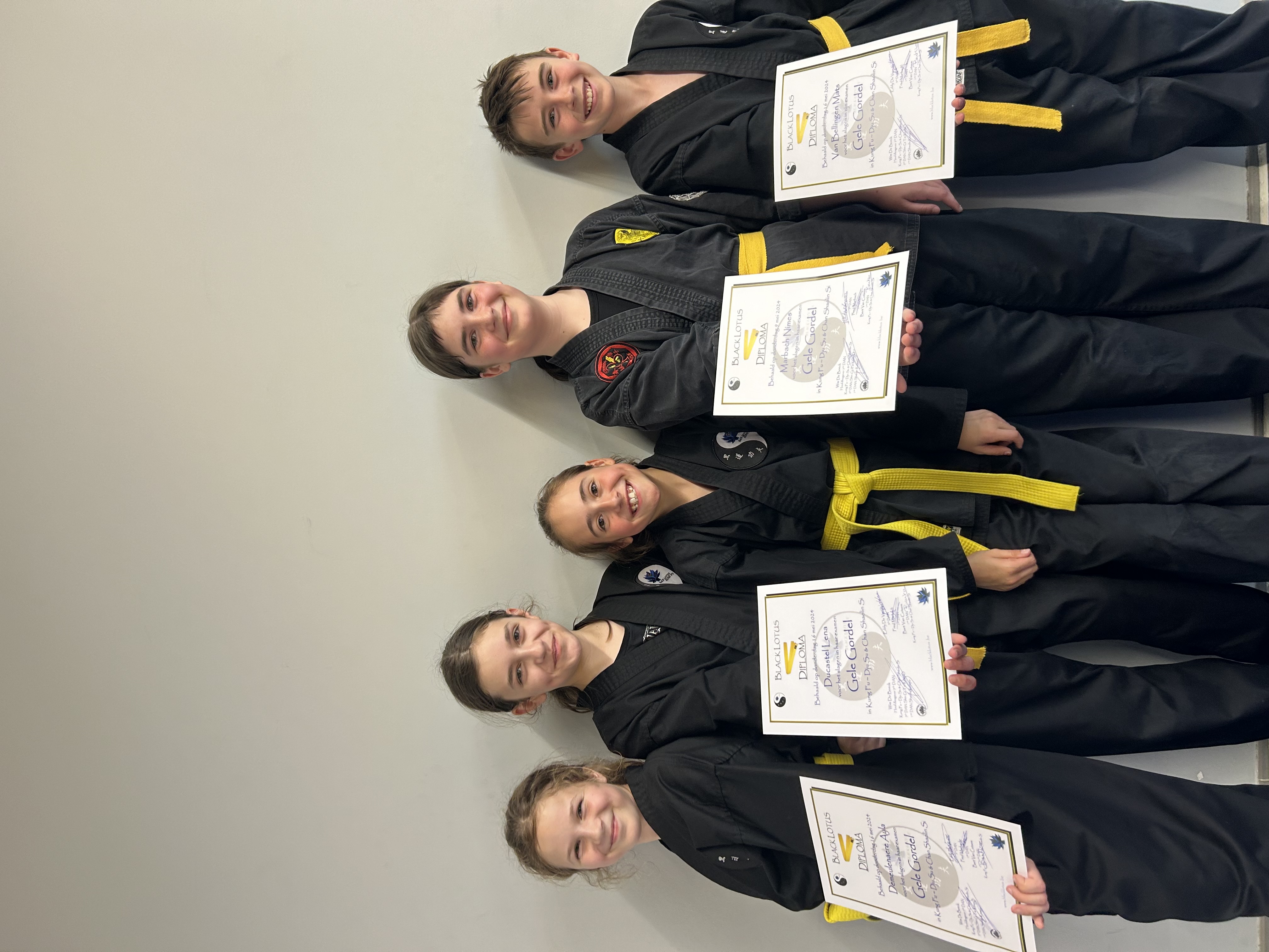 Examens bij de onze Oudste groep kinderen